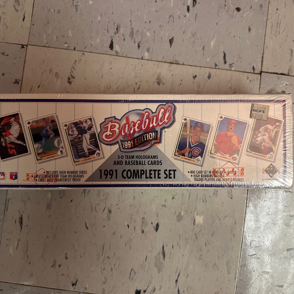 1991 Upper Deck Baseball Card - Factory Sealed Set